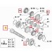 Ax secundar, Pinion treapta 1,2,3,4,5,6 - cutie de viteze Fiat Ducato 2.3 MLGU 2006 6 trepte